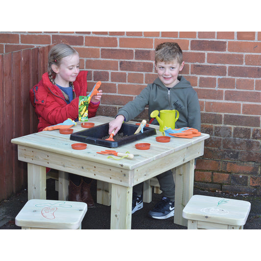 Potting Table & Stools