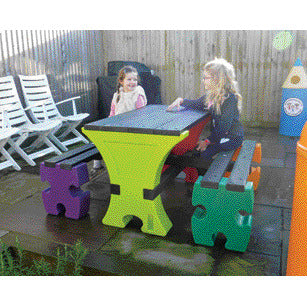 Junior Jigsaw Table and Bench