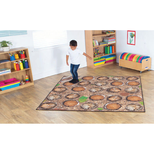 Natural World™ Woodland Themed Double Sided Carpet