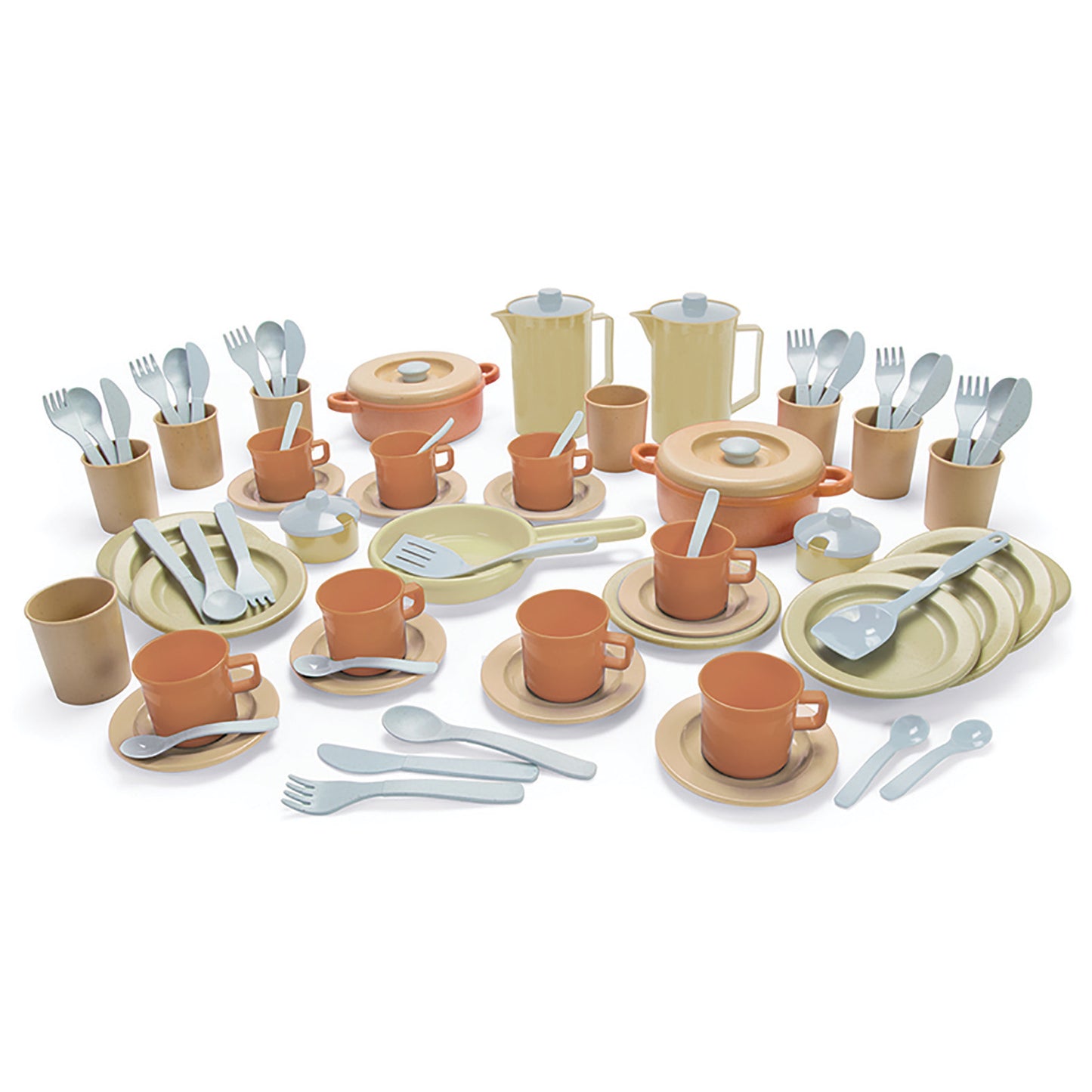 Bio-Plastic Range Giant Dinner and Coffee Set