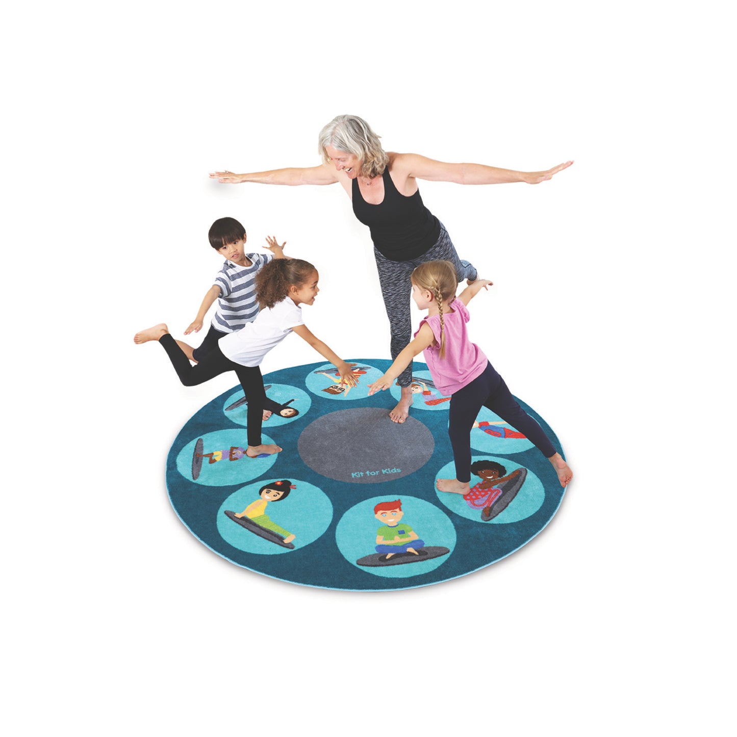 Kit For Kids Yoga Wellbeing Carpet