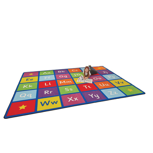 Alphabet Learning Rug