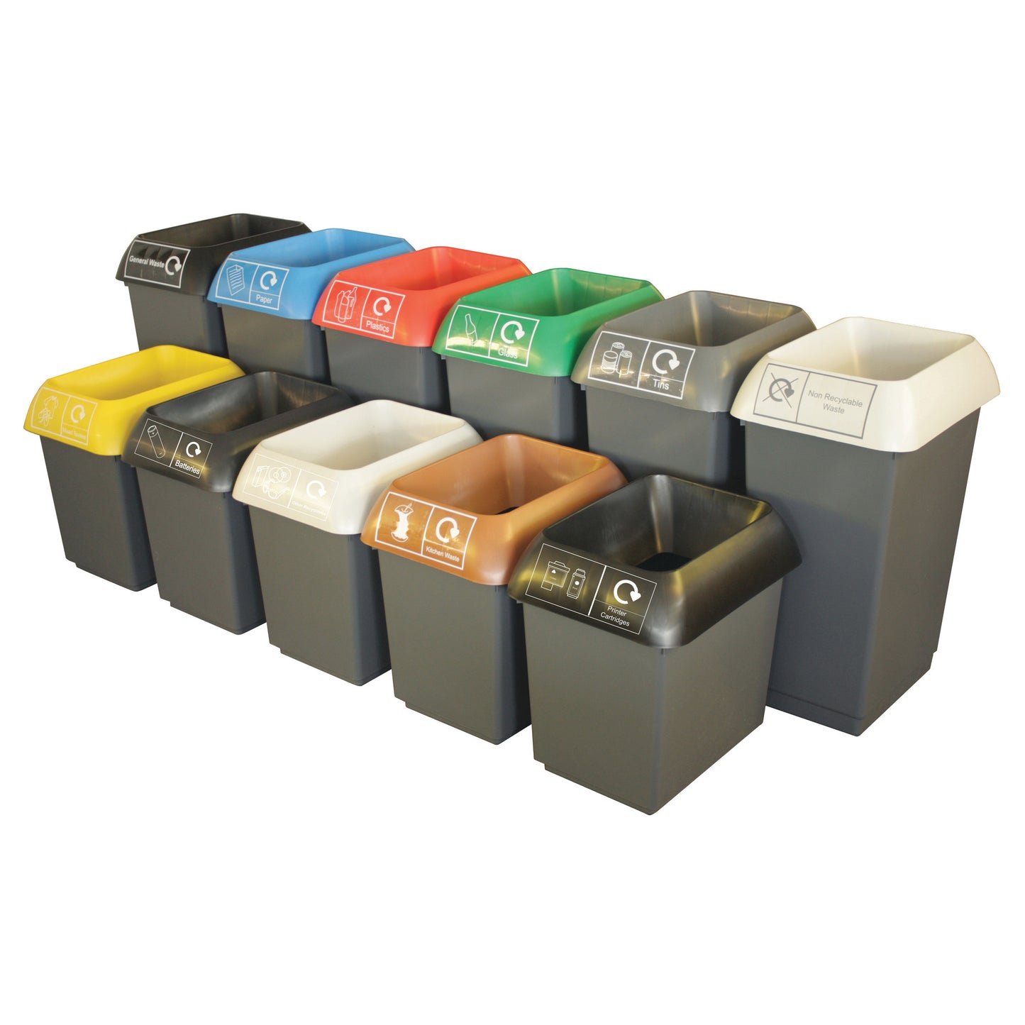 Plastic 30L Recycling Bin