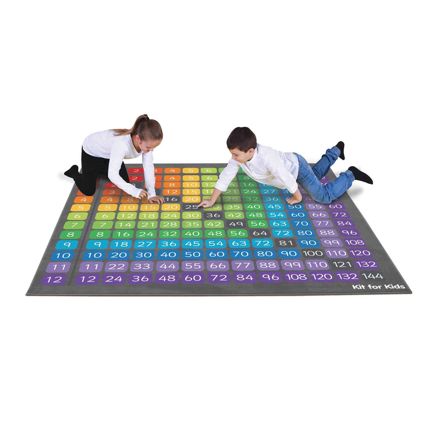 Multiplication Grid Carpet