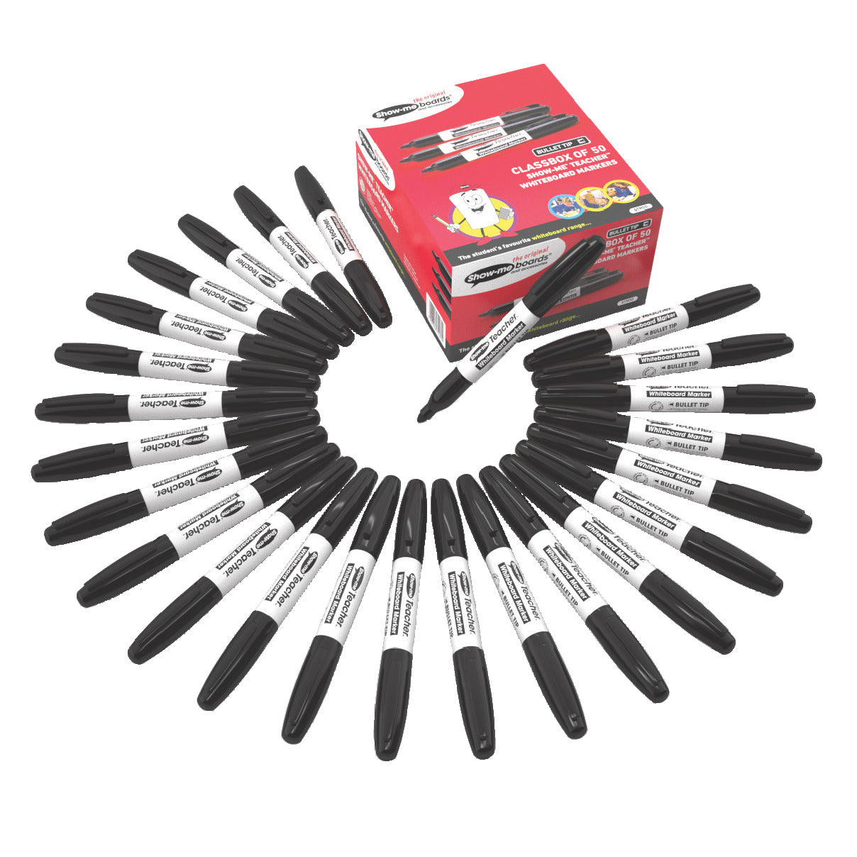 Show-me® Teacher Black Drywipe Marker